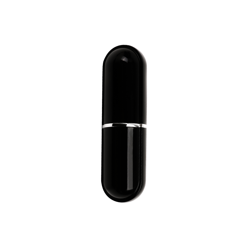 Cápsula de lápiz labial negro de 84.9 mm de lápiz labial