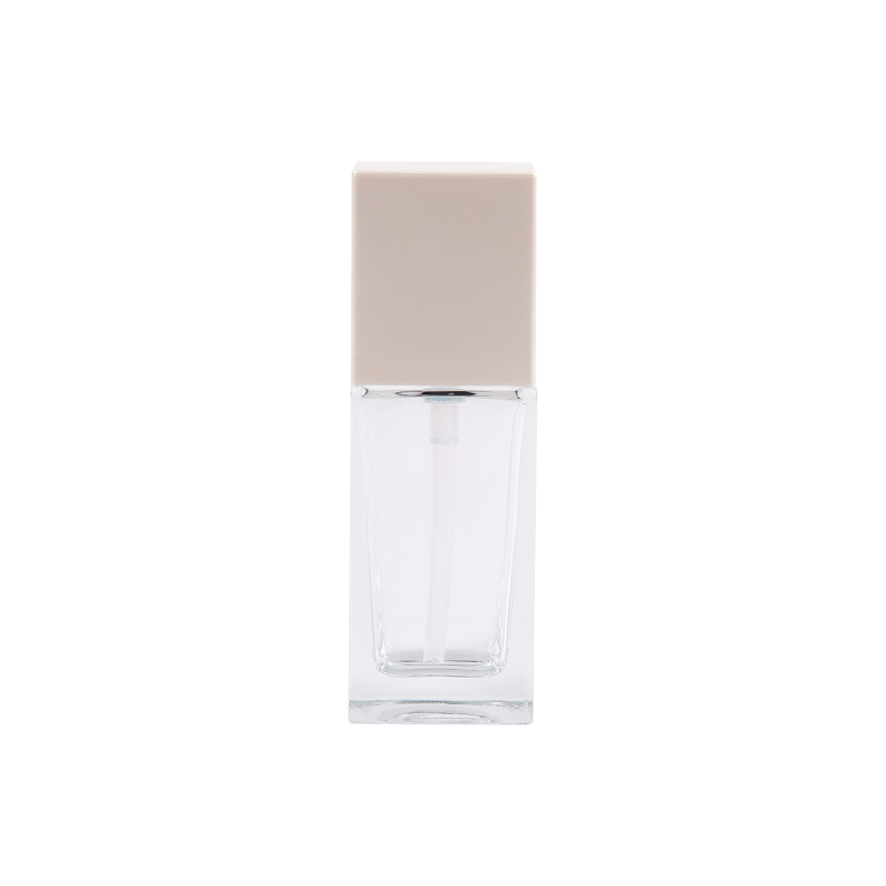 Tubo cuadrado de vidrio transparente de 30 ml