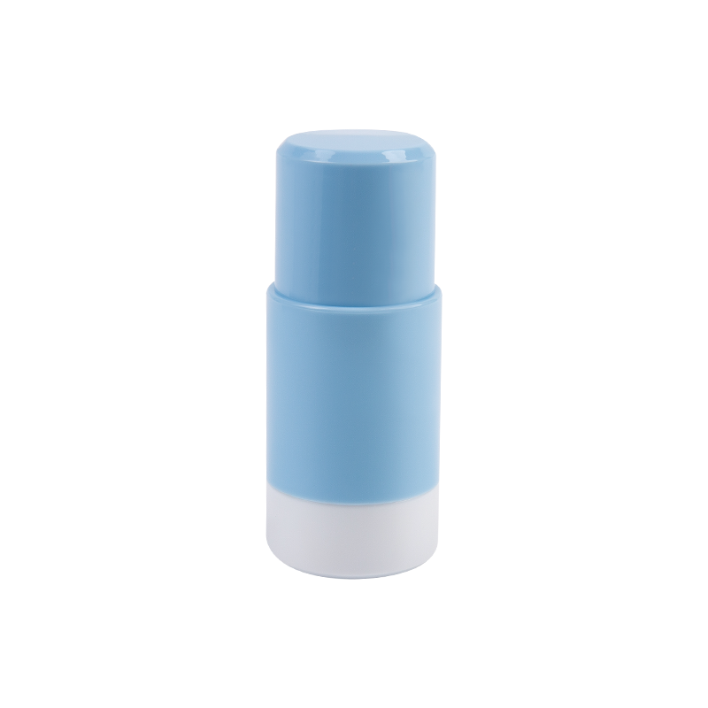 Tubo cosmético recargable de rodamiento de bolas cilíndricas