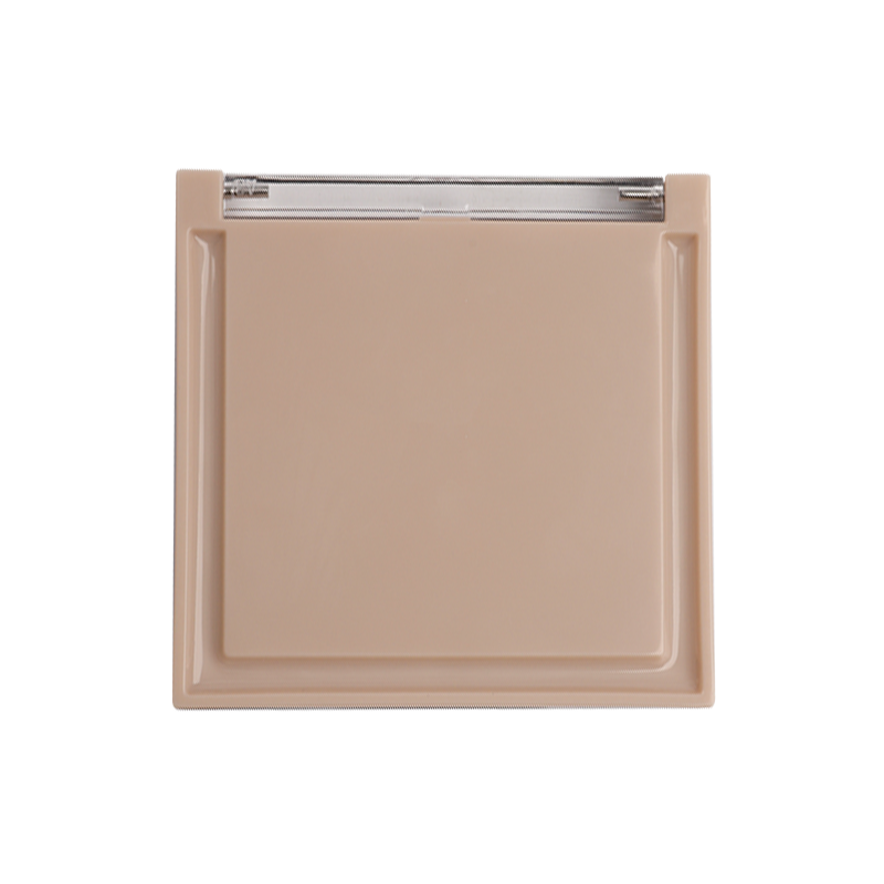 Té de leche color cuadrado cosmético compacto