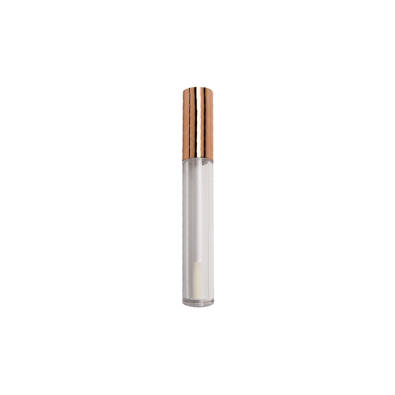 Tubo de brillo de labios de cabeza dorada de 5.9 ml
