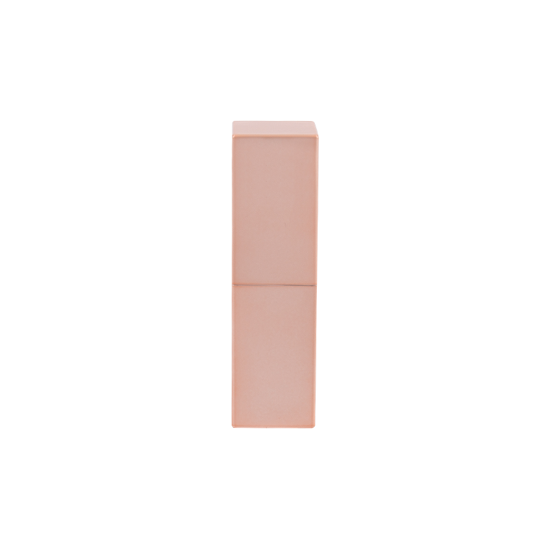 Tubo de lápiz labial rectangular elegante de rubor