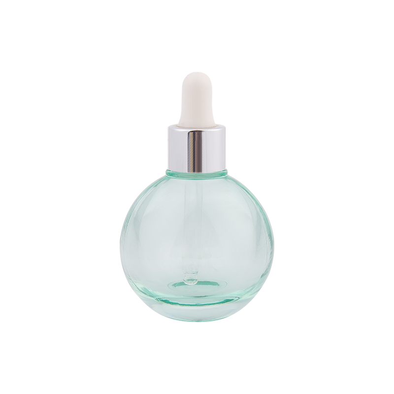 50 ml de botella de gotero de esencia de vidrio esférico