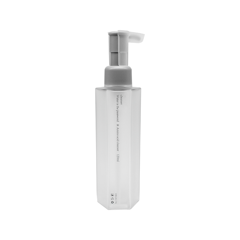 PETG 120ml Botella de limpiador de espuma hexagonal