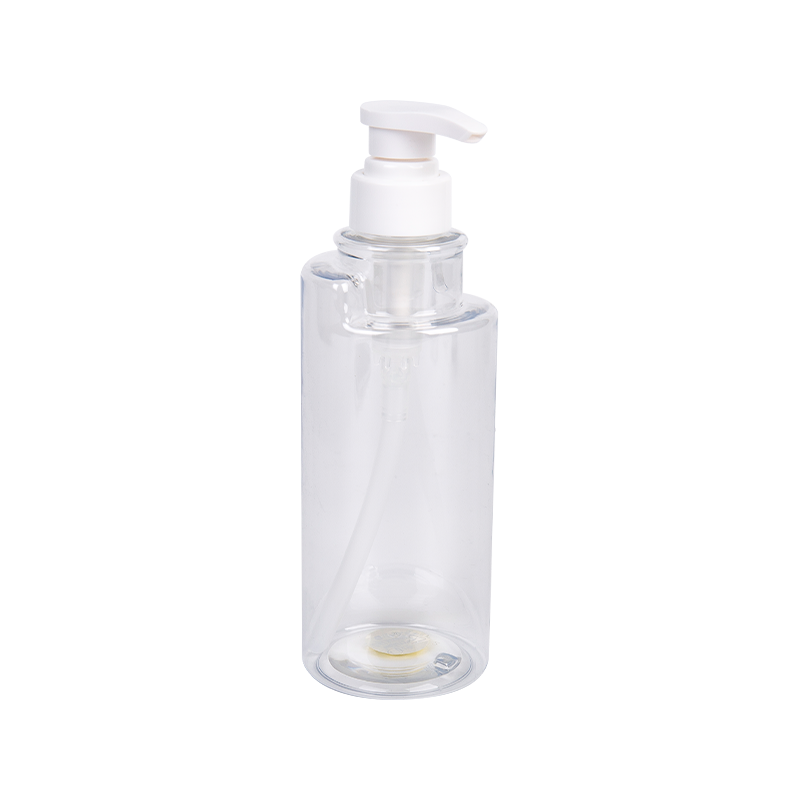 500 ml de botella de bomba de mascotas transparente