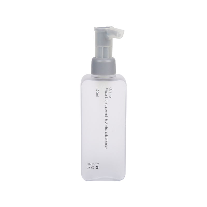 150 ml de botella de bomba PETG Crystalclear